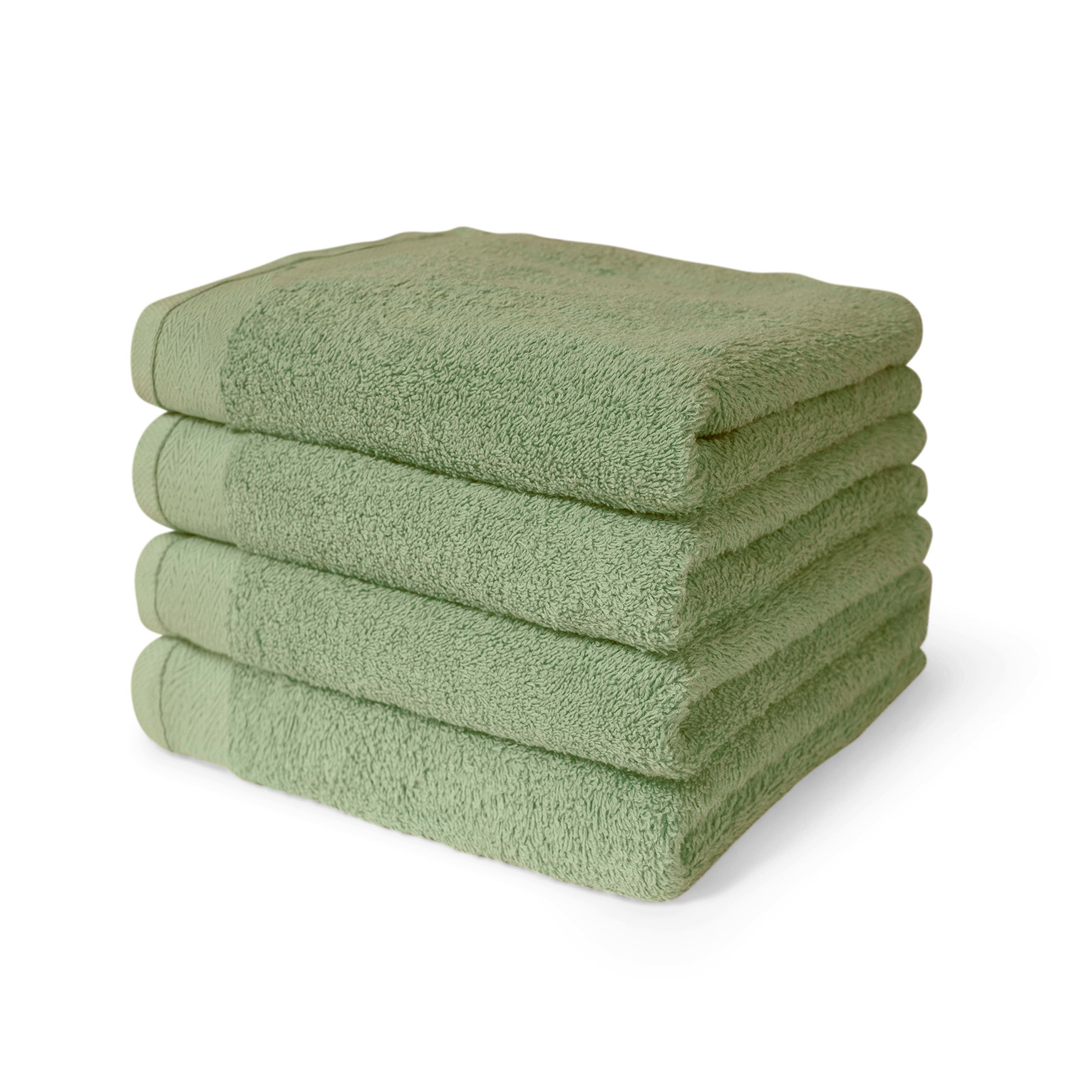 Helemaal droog arm Kinderachtig Satize Comfort Handdoeken | Groen | 50x100 - TextielDiscounter.nl