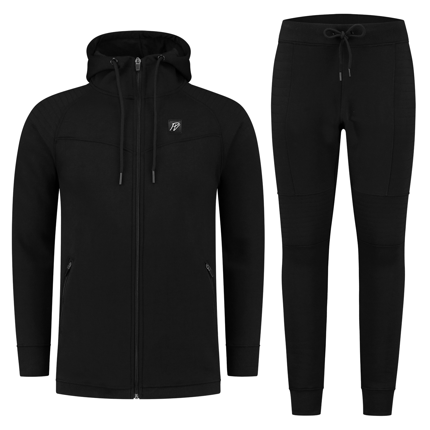 Paulo Vici Jogging Set | Schwarz